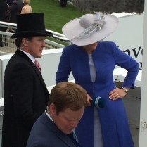 Clare, the inimitable with Sir Tony McCoy